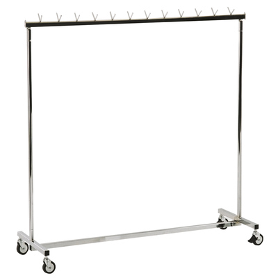 Konfektionsständer fahrbar mit 40 Haken
